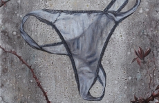 Le Masque de tous les jours, Marc Molk, 2014, huile et acrylique sur toile, 100 x 81 cm