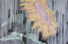 La quarantaine, Marc Molk, 2012, huile et acrylique sur toile, 100 x 81 cm
