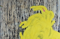 La Vie d’artiste, Marc Molk, 2012, huile et acrylique sur toile, 100 x 81 cm