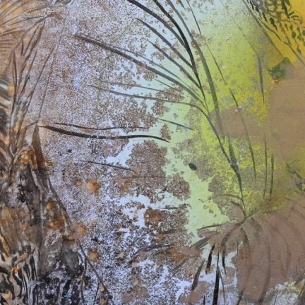 Détail / Marc Molk, 2015, huile et acrylique sur toile, 162 x 130 cm