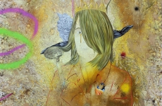 La Reine des petites affections, Marc Molk, 2016, huile et acrylique sur toile, 162 x 130 cm