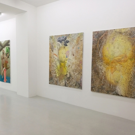 On the left : Marc Molk / In the middle : Marion Bataillard / On the right (diptych) : Marc Molk