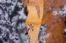 La Nixe, Marc Molk, 2017, huile et acrylique sur toile, 162 x 130 cm