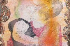 La Promesse, Marc Molk, 2020, huile et acrylique sur toile, 162 x 130 cm