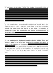 Amourette, Marc Molk / Texte de Olivier Steiner